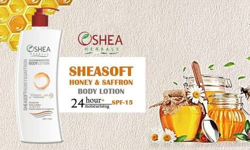Sheasoft Honey and Saffron Nourishing And Hydrating Body Lotion