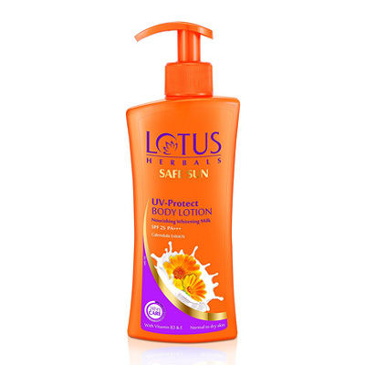 Uv Protect Body Lotion Ingredients: Herbal