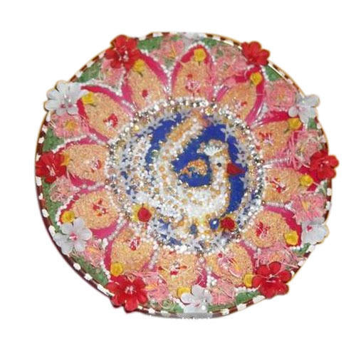 Indian Attractive Aarti Plate Decoration