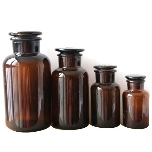 Glass Reagent Bottles - Borosilicate Glass, Various Sizes Available | Durable, Ideal for Laboratory Applications