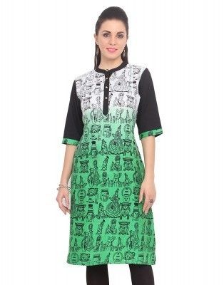 Ladies Designer Linen Kurti