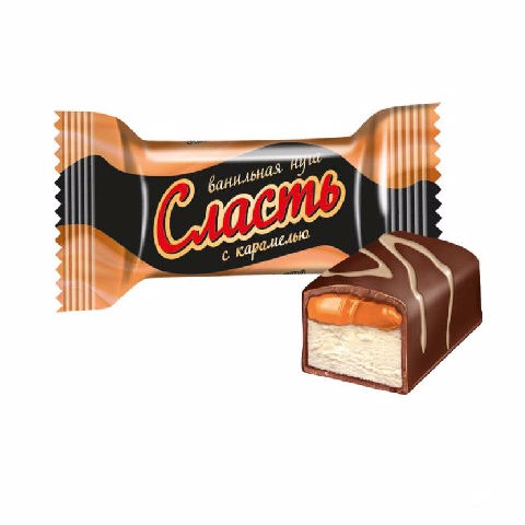 "Sweet" Chocolate Nougat with Caramel Russia Traditional