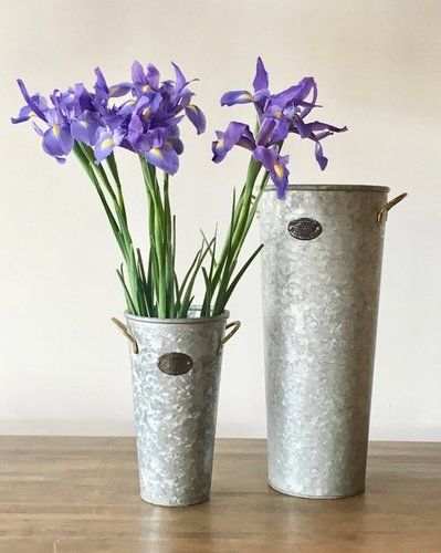 Decorative Galvanized Antique Planters