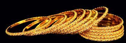 Fancy Pure Gold Bangles