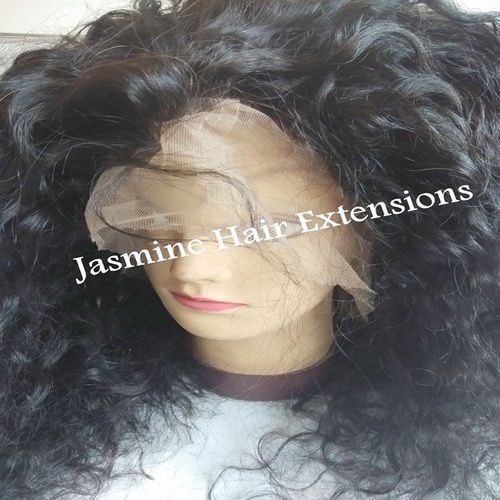 Top Grade Bleached Knot Swiss Lace Virgin Peruvian Curly Wig