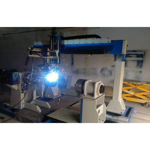 SPM Praxair Cross Beam Welding Machine