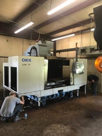 Used Okk Vm-7 Vertical Machining Center