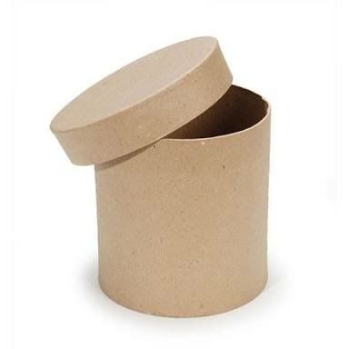 Plain Paper Round Box