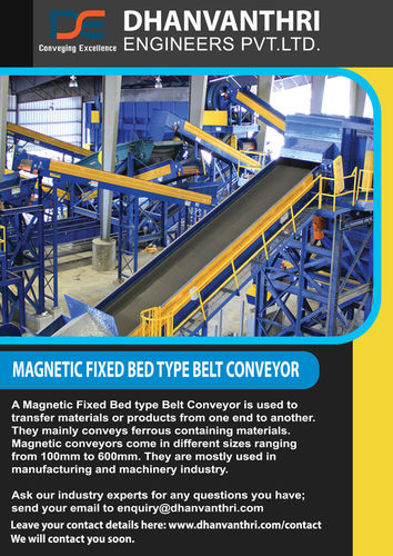 Magnetic Fixed Bed Type Belt Conveyor