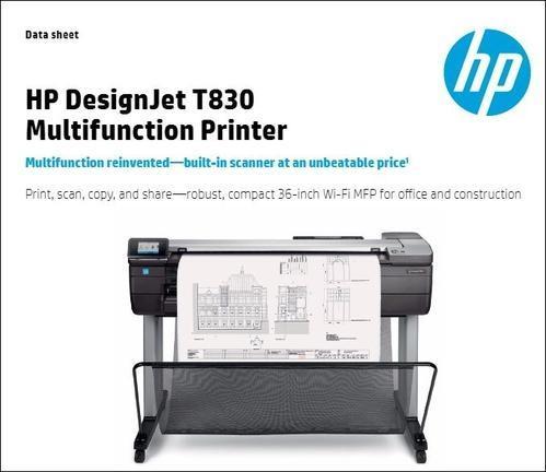 HP Design Jet T830 Multifunction Printer