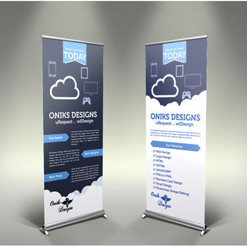 Fine Sheen Roll Up Displays By Lakshya Signage