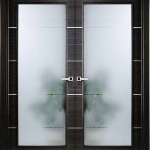 Modern Opaque Glass Door