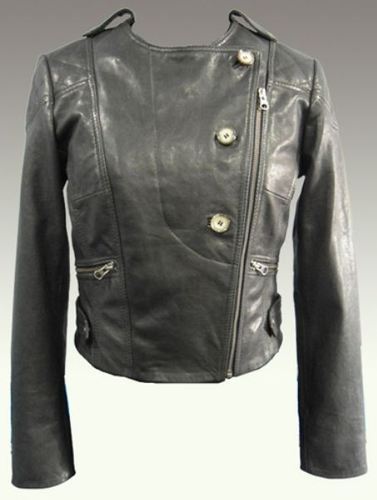 Ladies Genuine Leather Jacket Size: Medium