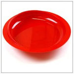 Low Price Red Scoop Plate