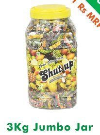 Shut Up Center Filled Masala Candies - 3kg Jumbo Jar