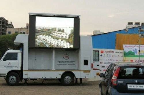 Advertising Van with LED Display