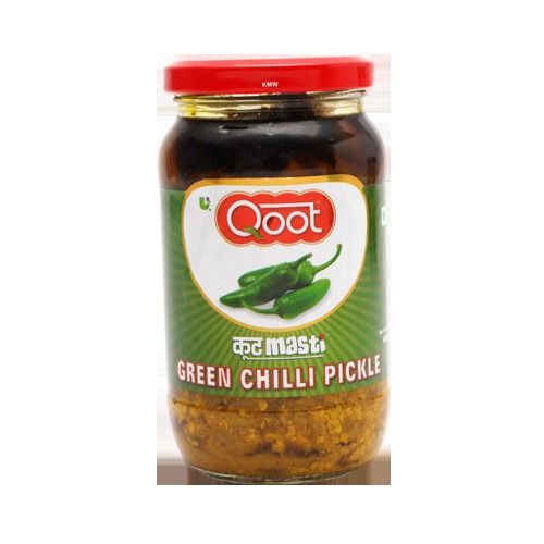 Spicy Green Chilly Pickle