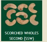 Scorched Wholes Second Ssw Cashew Nuts