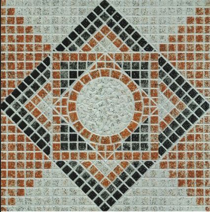Rustic Mossaico Grey Floor Tiles
