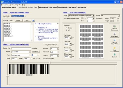 Billing and Barcode Software