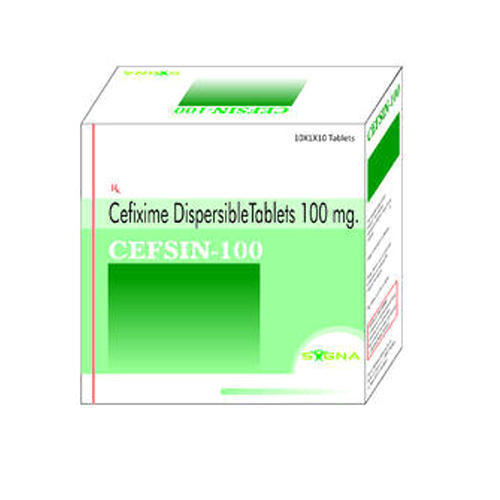 Cefixime Dispersible Tablets - Pack of 10x1x10, Allopathic Formulation for Enhanced Relief