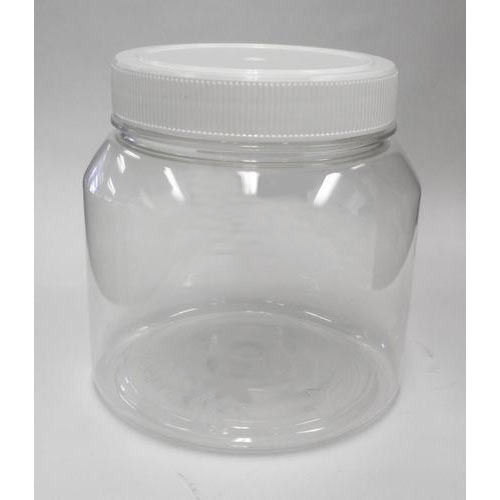 Clear Round PET Jar