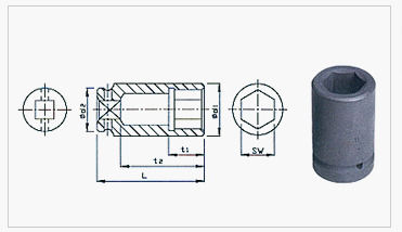 1/2" (12.5) Square Drive