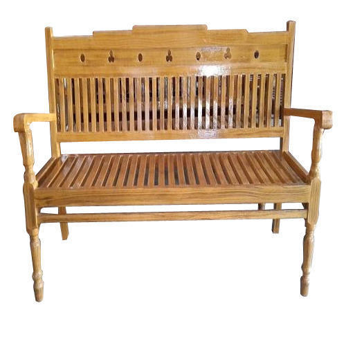 Plain Wooden Sofa (Teak Wood)