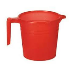 Plastic Bathroom Red Mug