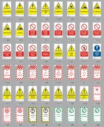 Temporary Hazard And Identification Tags