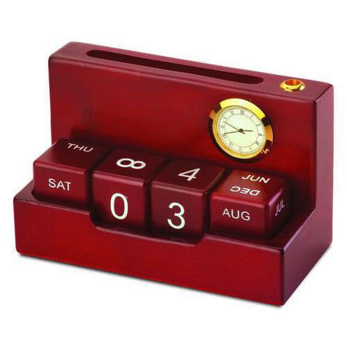 Premium Corporate Gift of Table Calendar and Clock at Best Price in