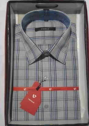 Fine Sheen Mens Check Shirt