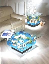 Transparent Mini Glass Coffee Table