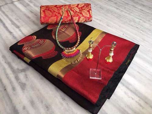 Red Color Designer Saree