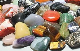 Beautiful Colored Tumbled Stones Size: Custom