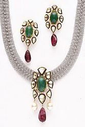 Beautiful Polki Jewellery Set