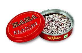 Baba Elaichi Silver Coated (Saffron Blended)