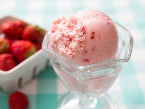 Delicious Strawberry Ice Cream