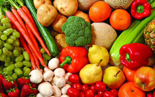 ताज़ी और स्वच्छ स्वस्थ सब्जियाँ