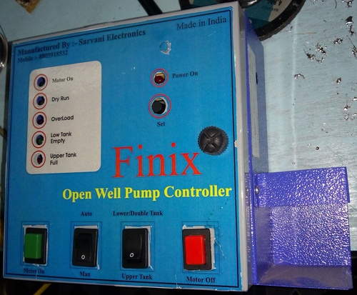 Water Level Controller - 180V to 270V | Supports Open Well & Self Priming Motors, Dry Run Protection, Adjustable Levels