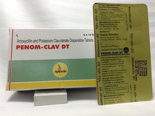 Amoxicillin And Clavulanate Potassium Dispersible Tablets