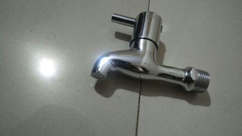 Chrome Finish Brass Long Body Bib Cock