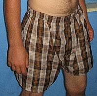 Mens Check Boxer Shorts