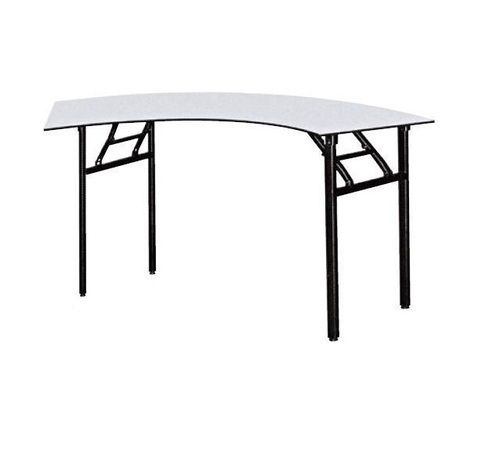 Powder Coated Banquet Crescent Table Size: Customize