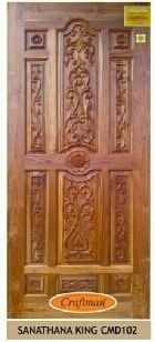 Sanathana King Teak Wood Doors