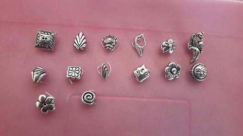 Silver Nose Pin For Ladies