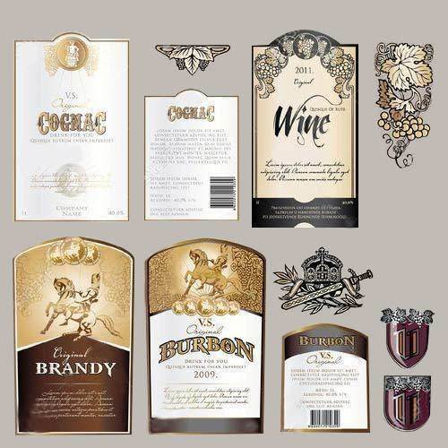 Attractive design Exclusive Wine Labels