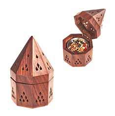 Wooden Case Incense Holders 