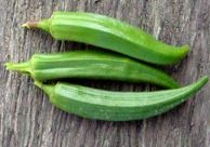 Organic Fresh Green Okra