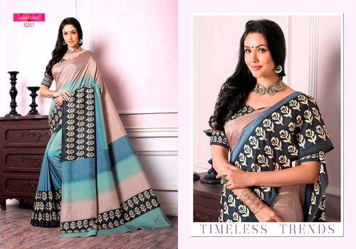 Roy Fabrics Party Wear Soft Lichi Silk Organic Banarasi Silk Saree, 5.5 m  (separate blouse piece) at Rs 550/piece in Surat